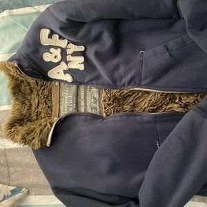 EUC Abercrombie & Fitch indigo lake jacket , L